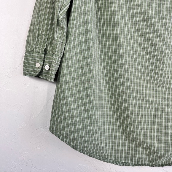 Green Plaid Button Down Grunge Cottagecore Timberland Top - Picture 15 of 16